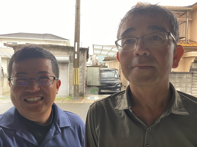 加古郡播磨町　F様邸　以前外装工事を施工したお客様よりご依頼があり、信頼があると嬉しい声を頂きました。　